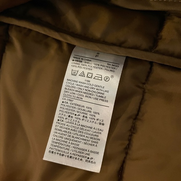 Banana Republic - Small Vegan Suede light Puffer jacket - Picture 7 of 7